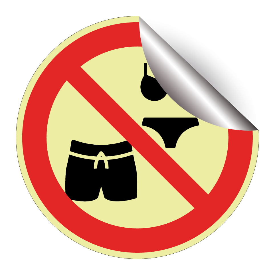 No swimwear