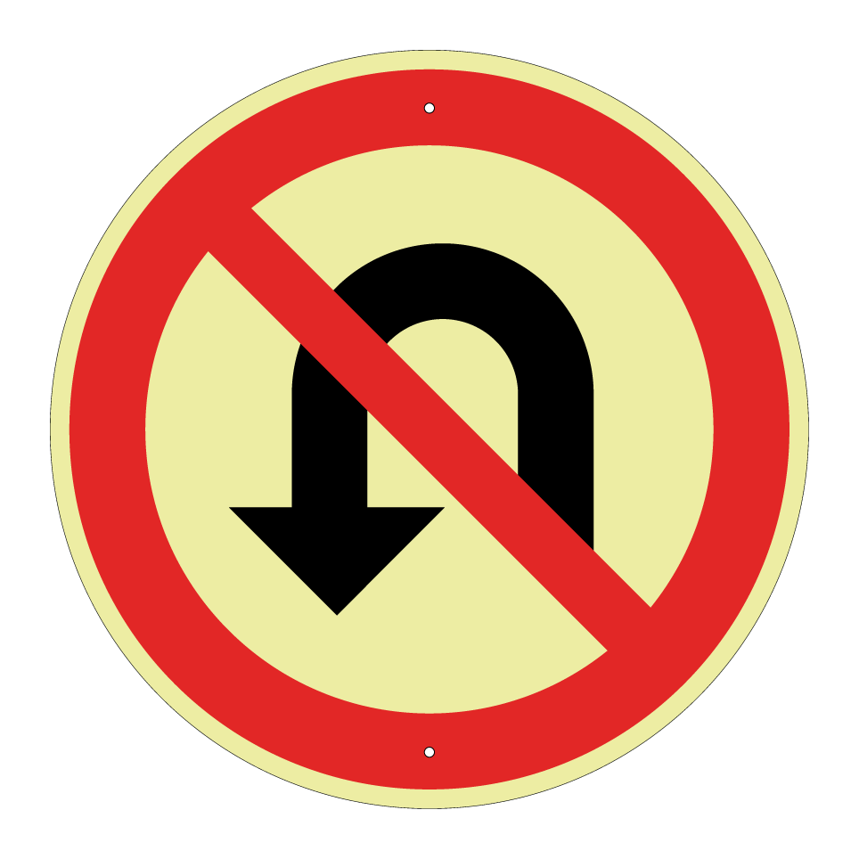No U-turn
