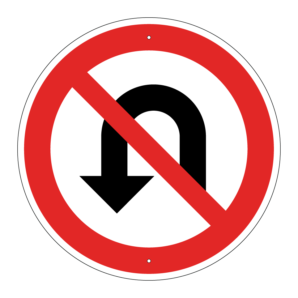 No U-turn