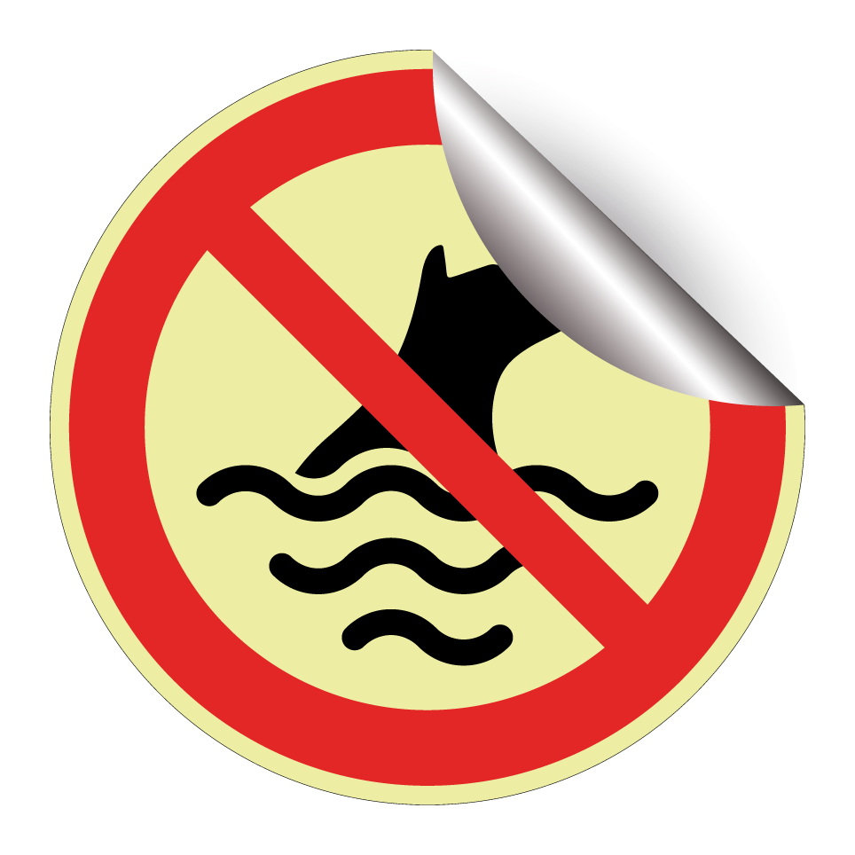 No dogs in water