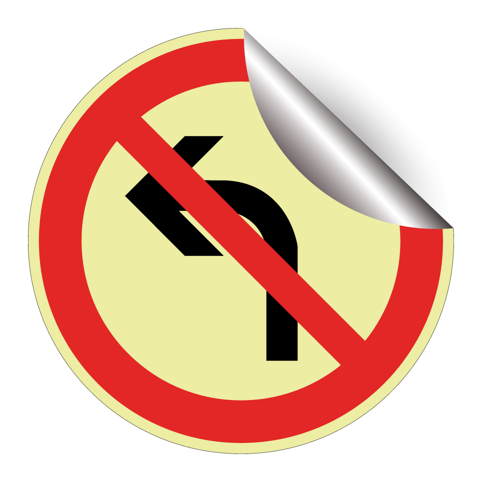 No left turn