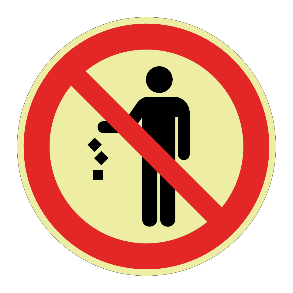 No littering