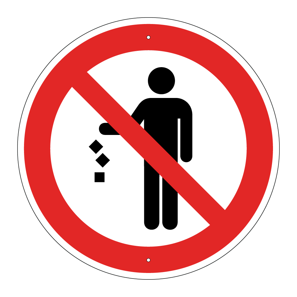 No littering