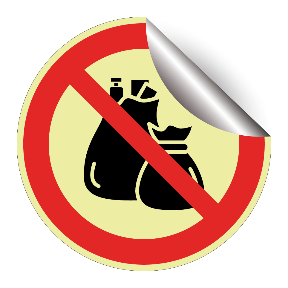 No garbage bags