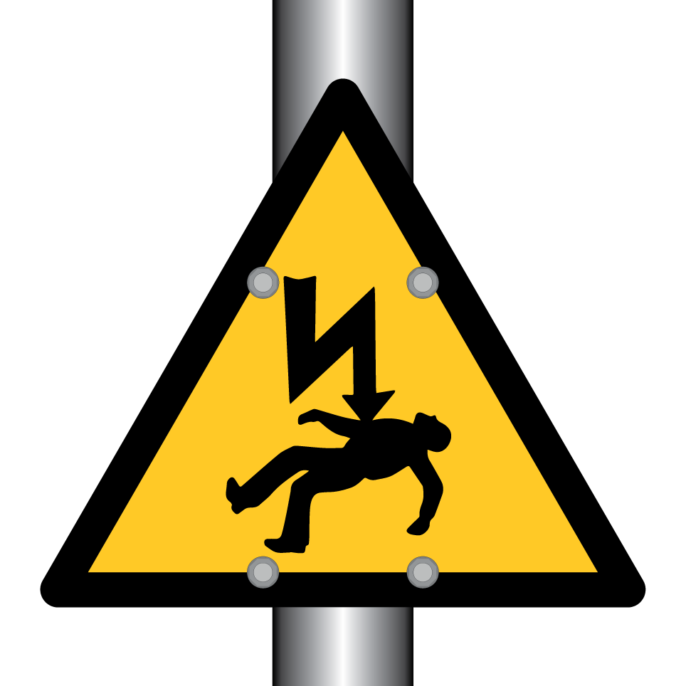 Warning risk of electric shock