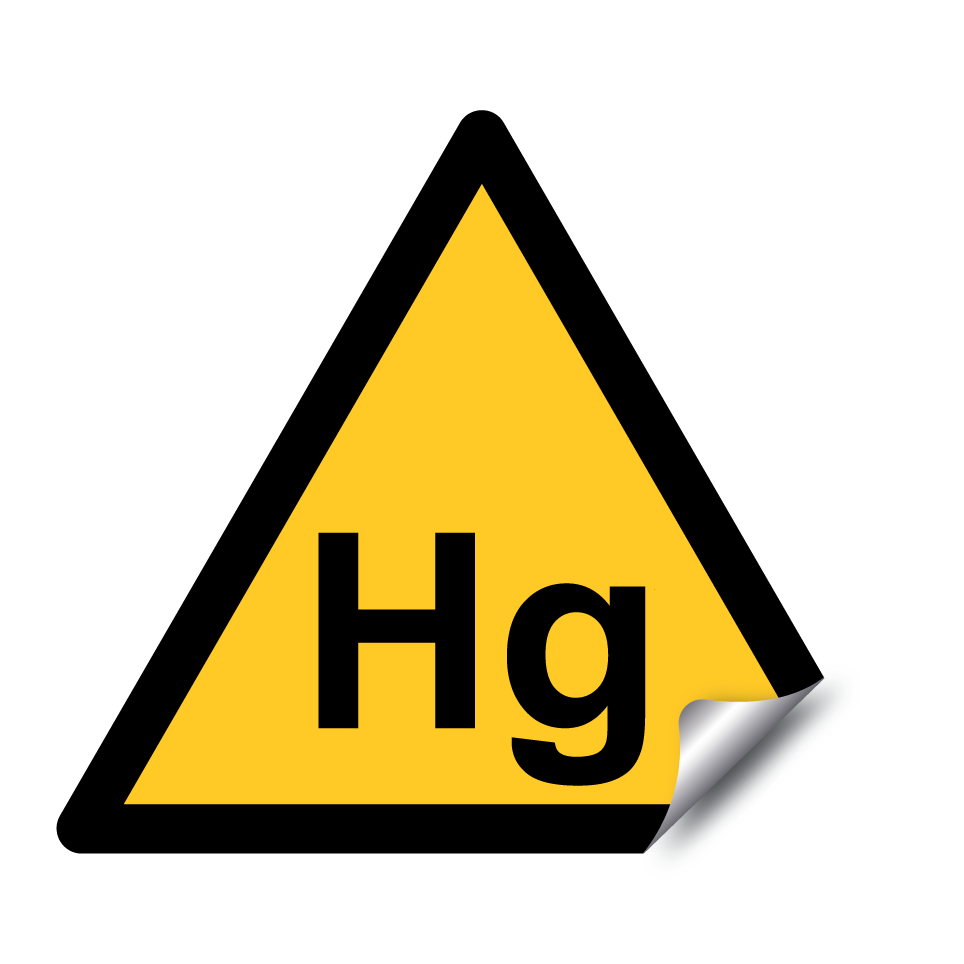 Warning mercury hazard