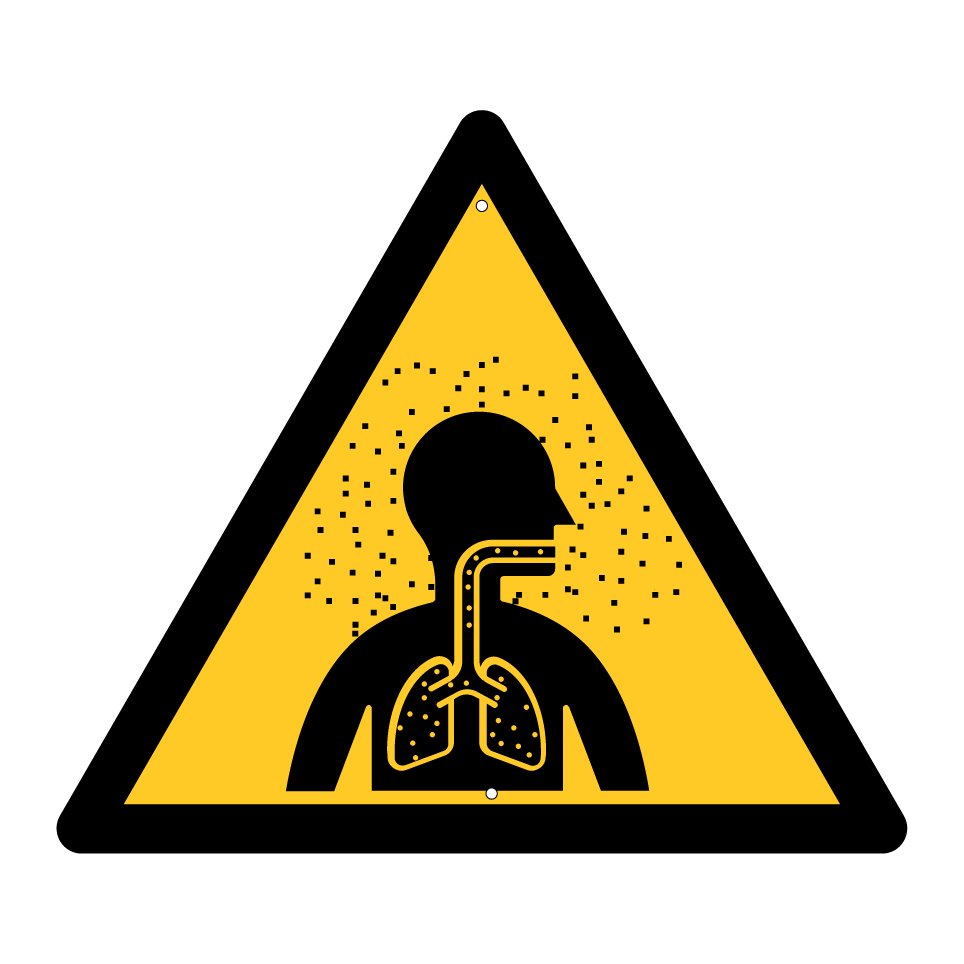 Warning inhalation hazard