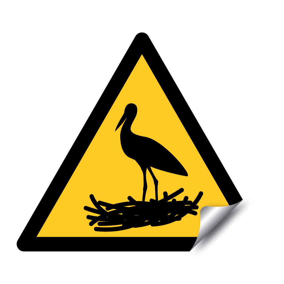Warning nesting birds