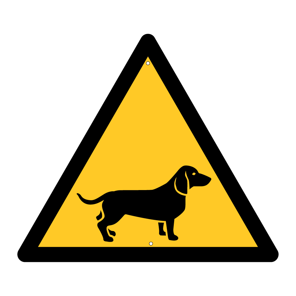 Warning dachshund
