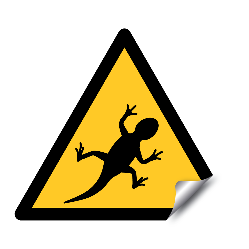 Warning lizard