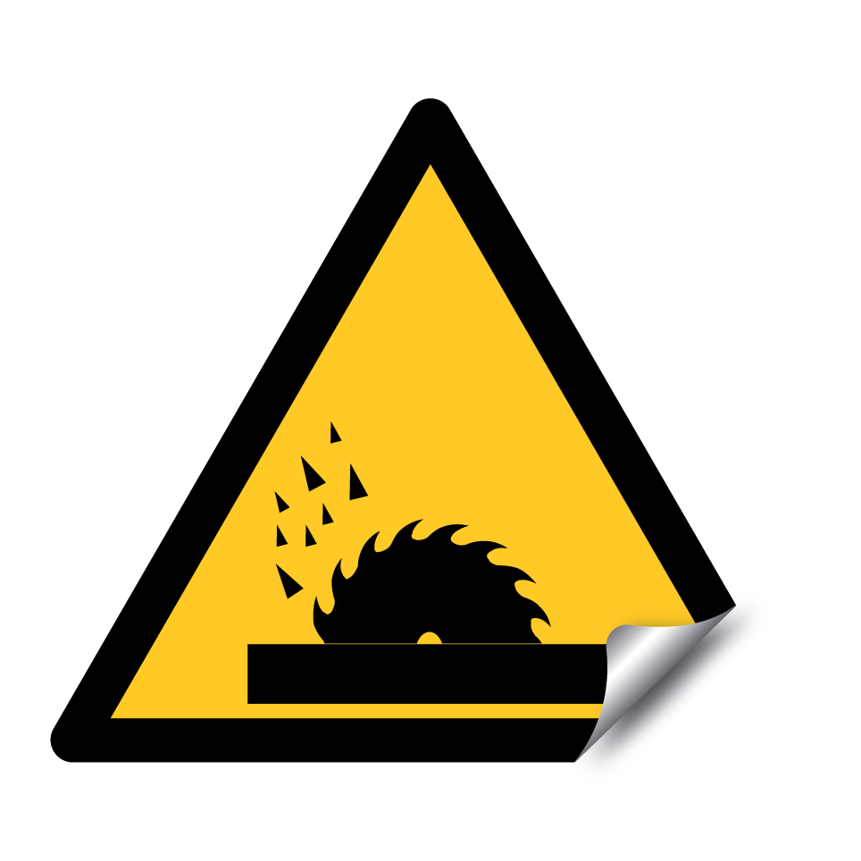 Saw blade hazard