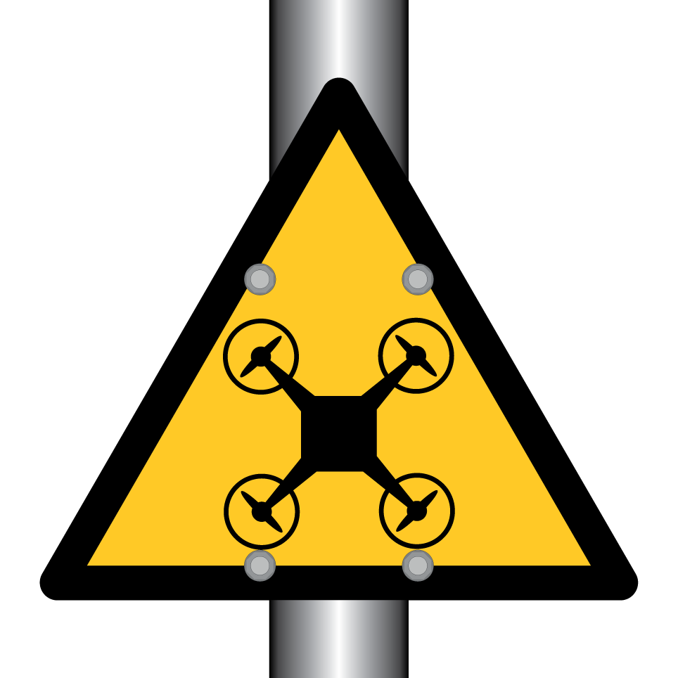 Warning drone activity