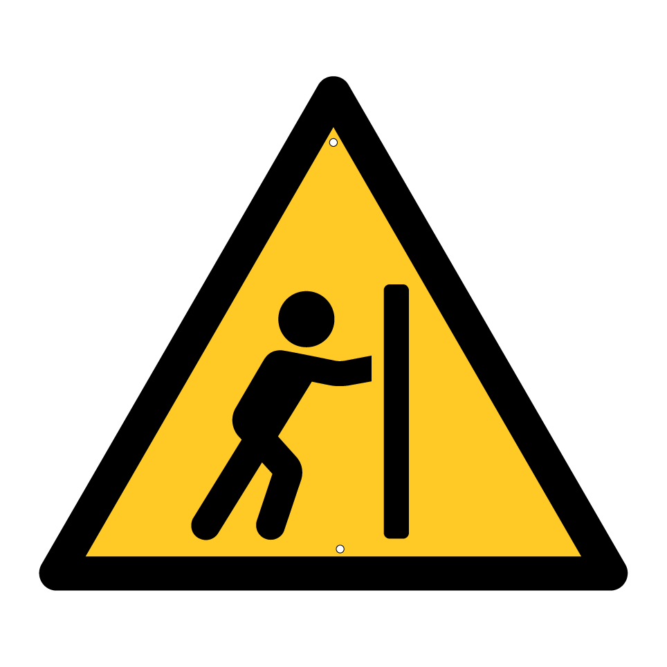 Warning manual handling