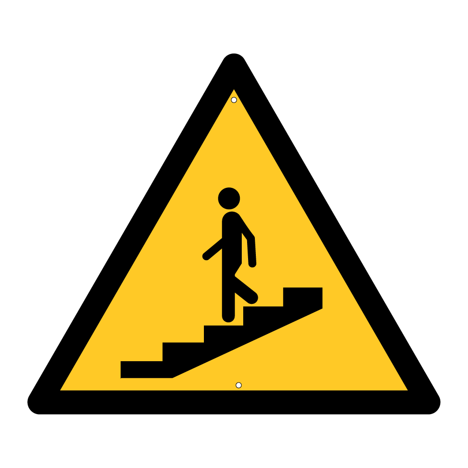 Warning stairs