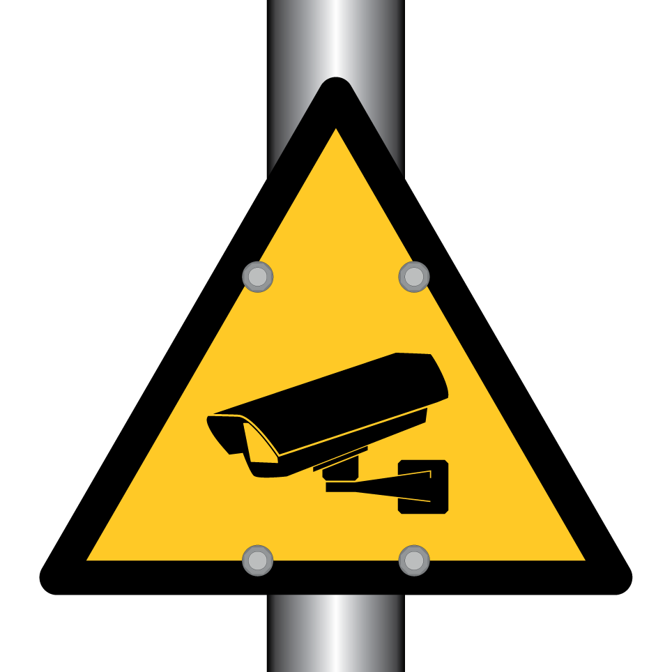 Warning CCTV surveillance