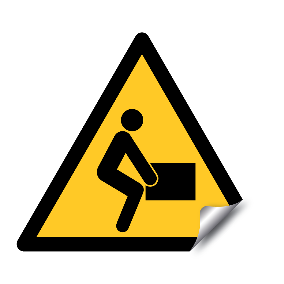 Warning heavy lifting risk
