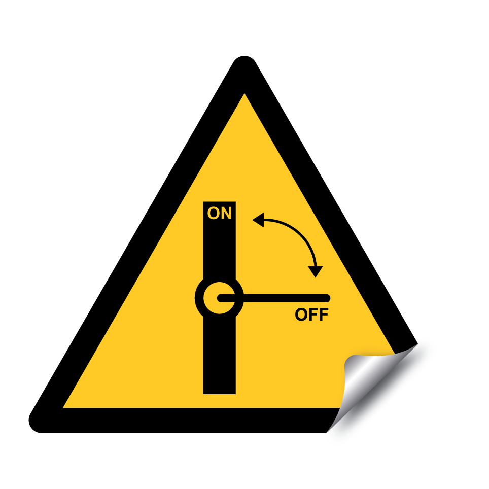 Warning switch operation