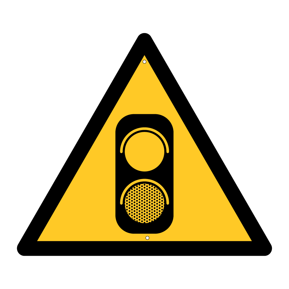 Warning traffic signal