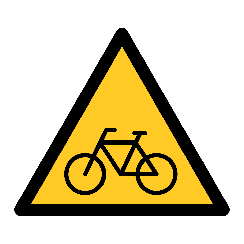 Warning cyclists