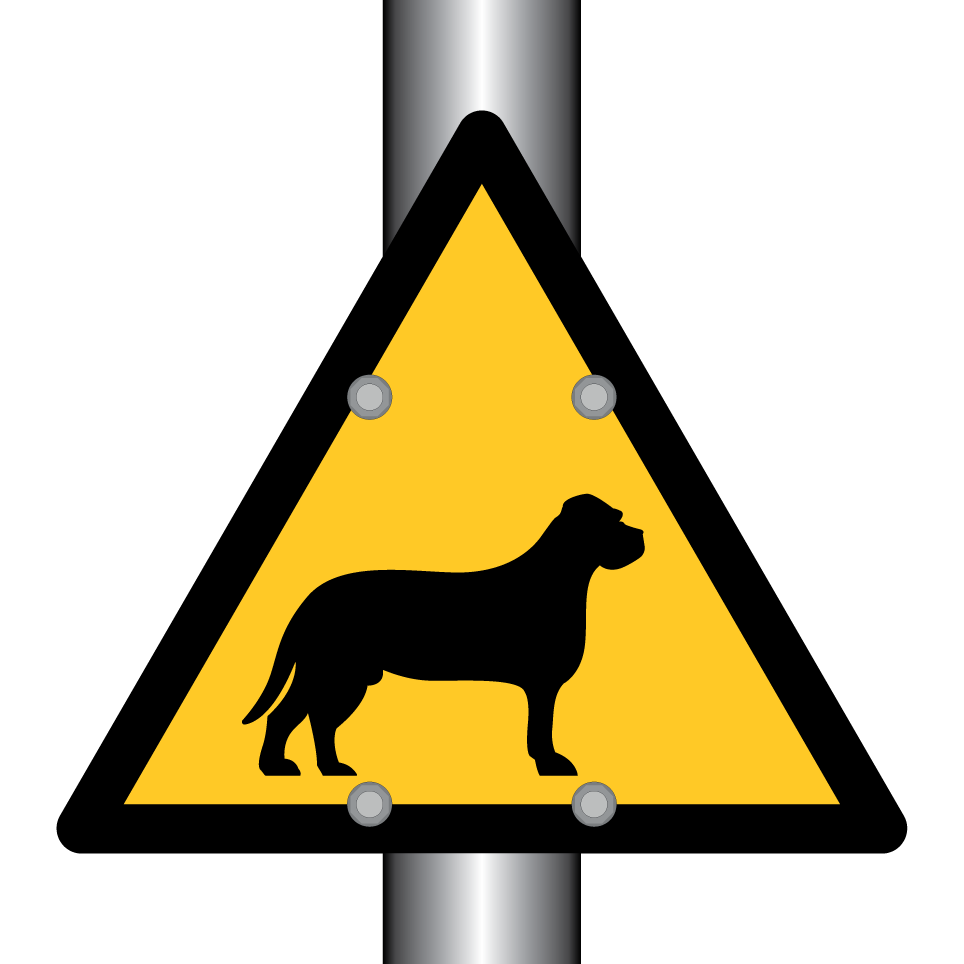 Warning dog