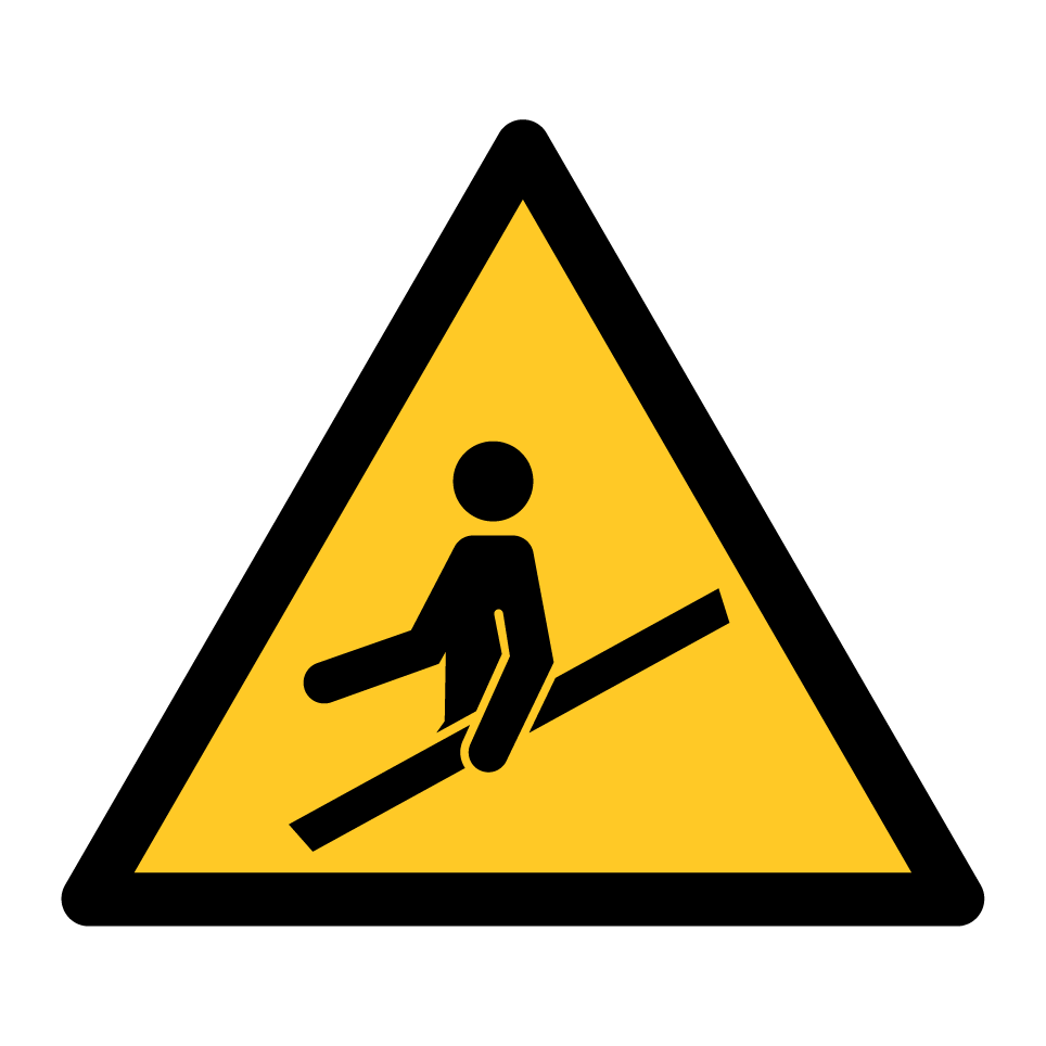 Warning hold handrail