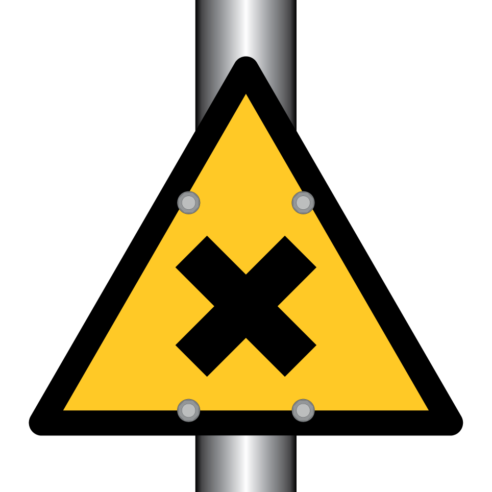 Warning harmful/irritant substances