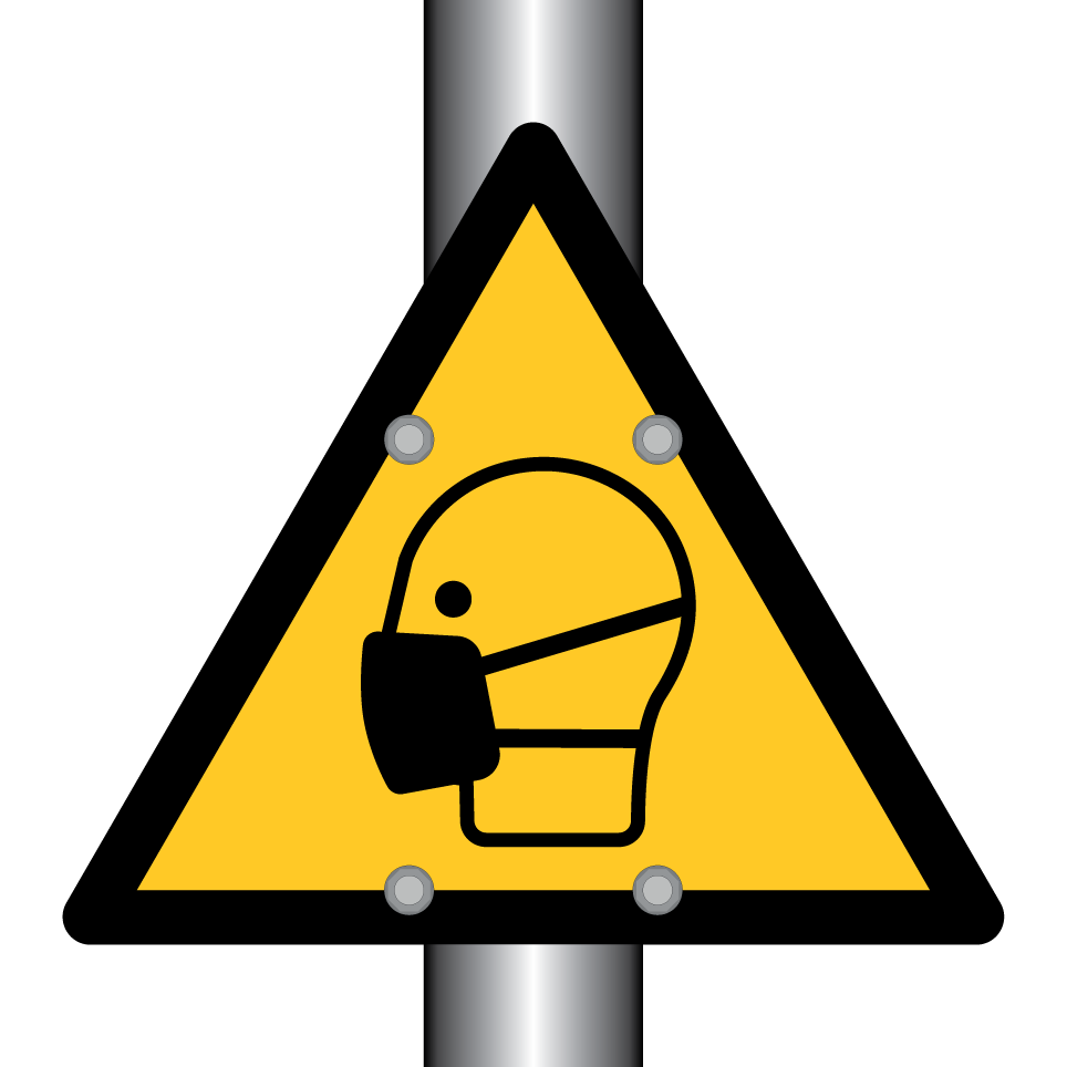 Warning use mask protection